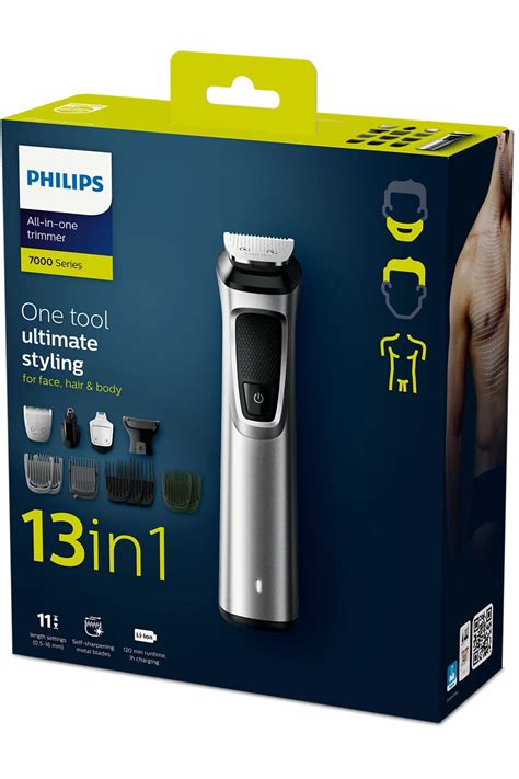 Philips Multigroom 7000 Serisi MG7715/15 13'ü 1 Arada Erkek Bakım Seti ...