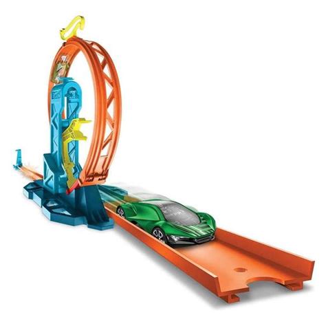Pista Hot Wheels Track Builder Loop Infinito GLC Mattel Pistas Magazine Luiza