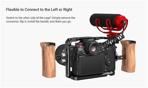 Smallrig Wooden Mini Side Handle Arri Style Mount Camera Co Id