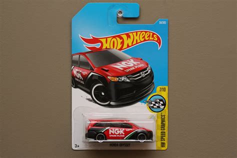 Hot Wheels HW Speed Graphics Honda Odyssey Red Black