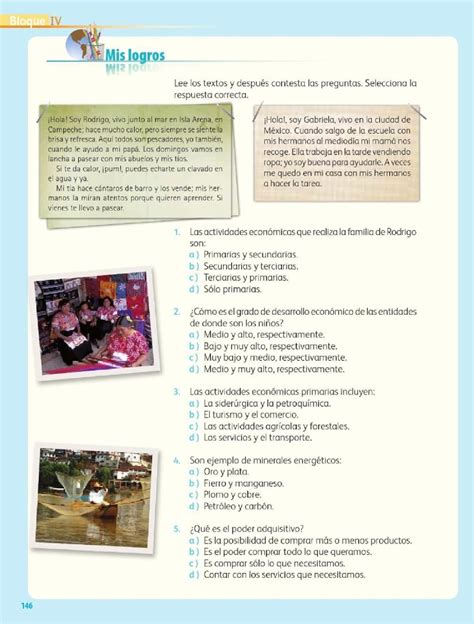 Libro De Geografía Cuarto Grado Contestado 1