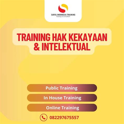 pelatihan hak kekayaan intelektual surya indonesia training