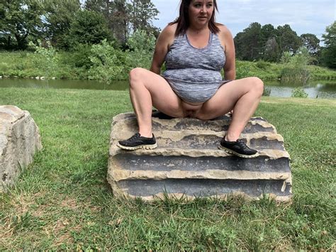 Sexy BBW Outdoors At The Park 54 Pics XHamster