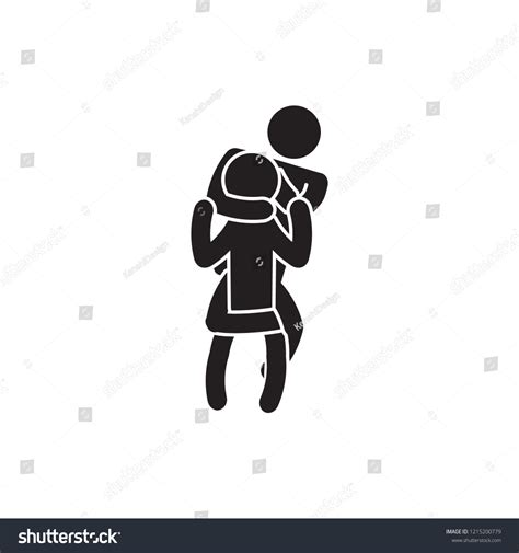 Rear Naked Choke Icon Person Choking Stock Vector Royalty Free 1215200779 Shutterstock