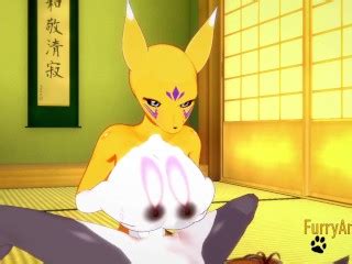 Digimon Hentai Taomon Grey Fox Hard Sex Pornhub