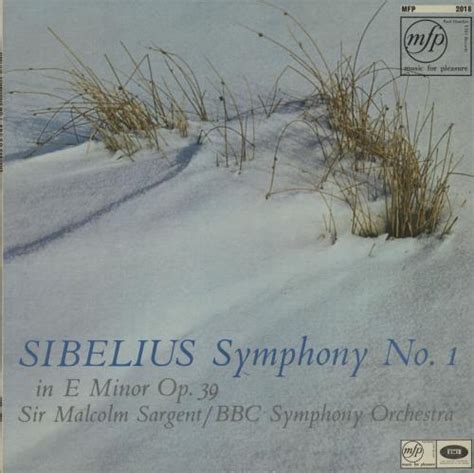 Jean Sibelius Symphony No In E Minor Op Uk Vinyl Lp Album Lp