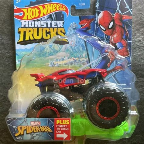 Jual Monster Trucks Spiderman Spider Man Marvel Avengers Hot Wheels Truck Kota Tangerang