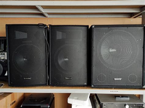 Комплект активной акустики Auna Cube Active PA Set 15112 (15 "сабвуфер ...