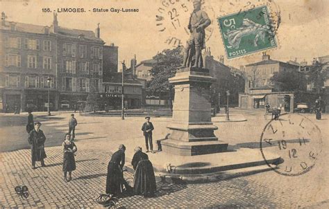 Limoges Statue Gay Lussac Limoges Cartorum