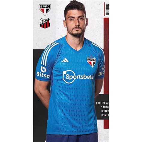 S O Paulo Novo Goleiro Azul Jersey Camisa De Futebol Masculino