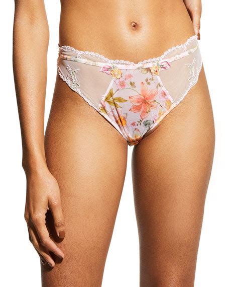 Lise Charmel Desire En Fleur Italian Bikini Briefs Neiman Marcus