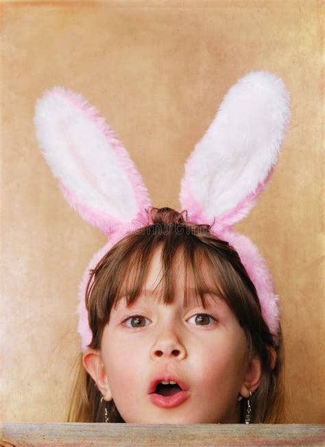 Bunny Ears Stock Image Image Of Emotion Gorgeous Bunny 8804359