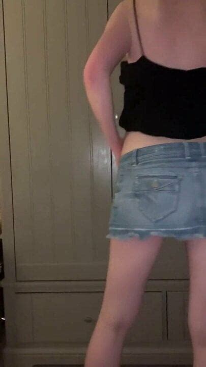 Amateur English Milf Small Tits Arse In Denim Mini Skirt XHamster