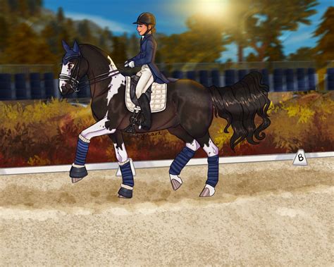 Dressage Competition By Merysart On Deviantart