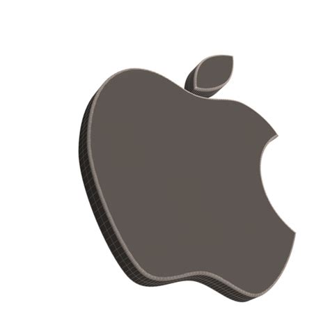 3D Printed Apple 3D Logo by xaqani ahmadov | Pinshape