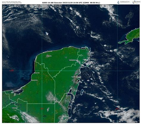 Clima Yucatán hoy 20 de noviembre calor y baja probabilidad de lluvia