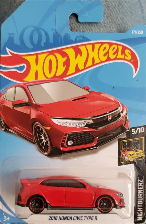 Hot Wheels Nightburnerz 2018 Honda Civic Type R Universo Hot Wheels