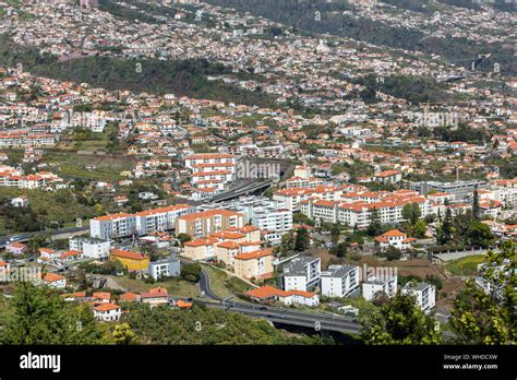 Panoramic View Of Funchal On Madeira Island Portugal Stock Photo Alamy