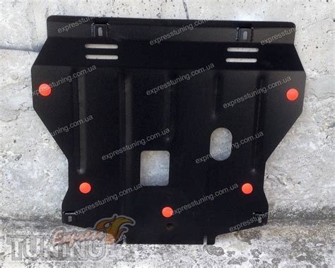 Защита картера Ниссан Жук с закладными (защита двигателя Nissan Juke ...