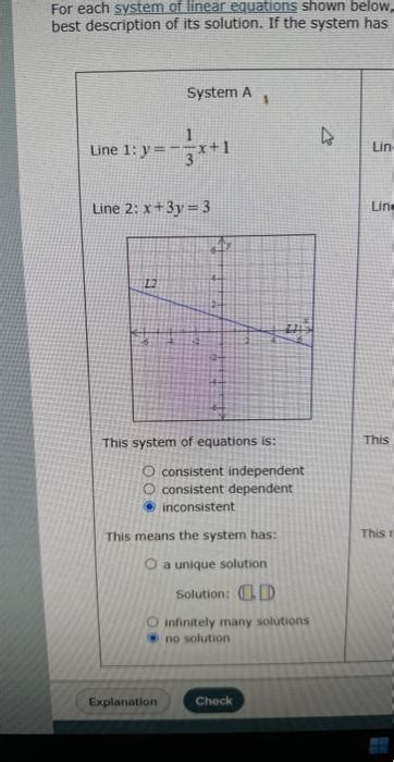 [solved] For Each System Of Linear Equations Shown Below