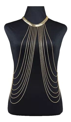 Cadena Corporal Bikini Cinturo Arn S Collar Joyas Env O Gratis