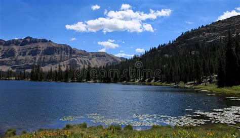 Utah's Moon Lake stock photo. Image of mountain, mirror - 26017556