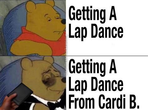 Tuxedo Winnie And Cardi B Tuxedo Winnie The Pooh Know Your Meme