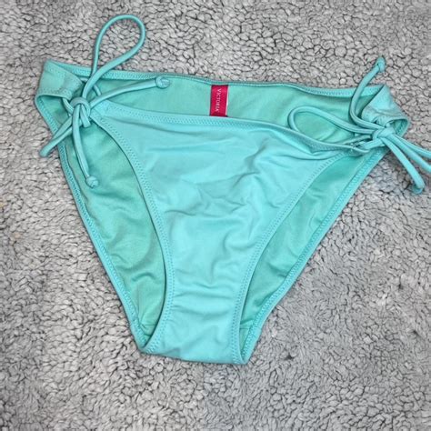 Victorias Secret Teal Bikini Bottom Size Depop
