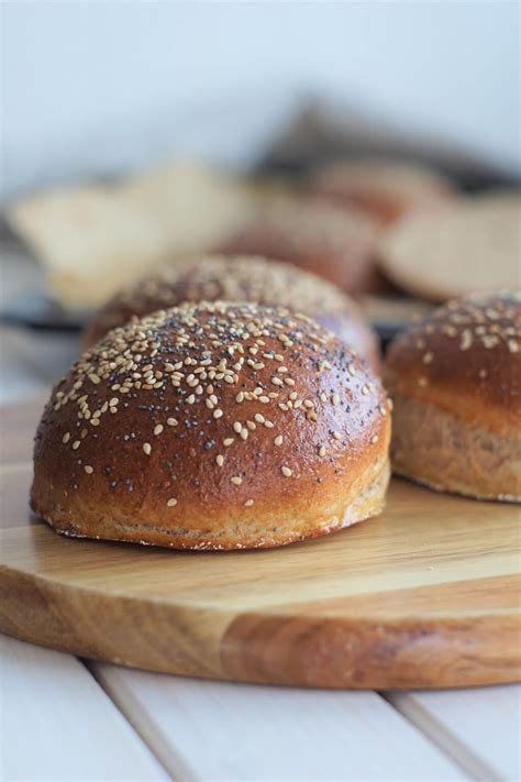 Vollkorn Burger Buns perfekte gesunde Grundlage für eure Burger