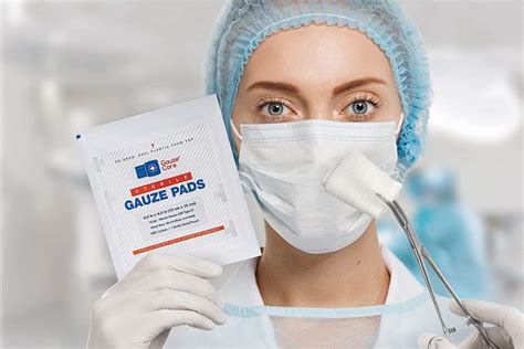 properly  sterile gauze pads  wounds gauze care
