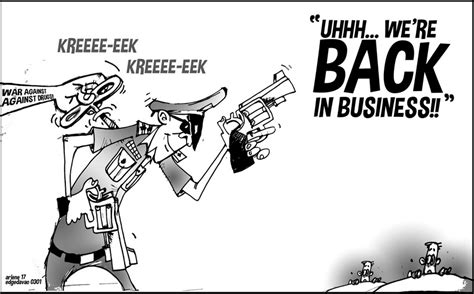 Editorial Cartoon War Against Drugs Back In Business Edge Davao