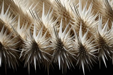 Paper Dry Decorative Spikes Generate Ai 3867478