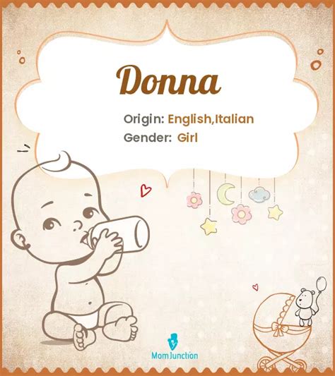 Donna Name Meaning Origin History And Popularity