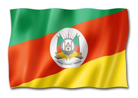 Bandeiras Do Estado Do Rio Grande Do Sul - Bandeira do estado do Rio Grande do Sul Brasil | Foto Premium
