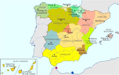 Lista 96 Foto Mapa De Comunidades Autonomas De España Alta Definición