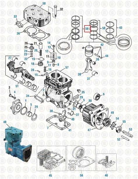 Exploring The Inner Workings Of A Bendix Air Compressor Parts Diagram