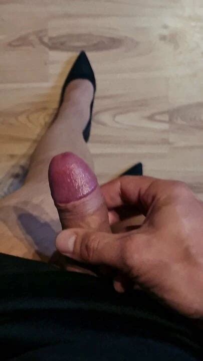 A Load Of Cum In Gf S Tan Pantyhose And Heels Gay Crossdresser Porn Feat Kallenowski Xhamster