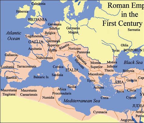 roman civilization map