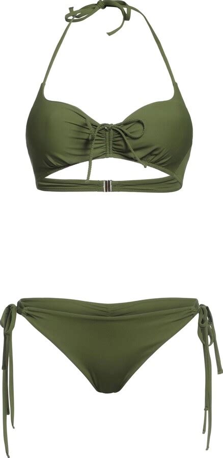 Miss Bikini Luxe Bikini Military Green ShopStyle Two Piece Swimsuits