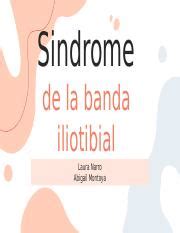 Sindrome Banda Iliotibial Pptx Sindrome De La Banda Iliotibial Laura