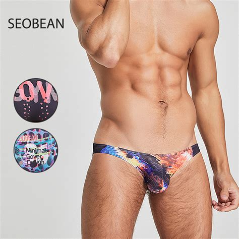 楽天市場SEOBEAN Graffiti BIKINI ビキニ ローライズ セクシー 肌触 立体 メンズインナー 柔らか生地 シンプル