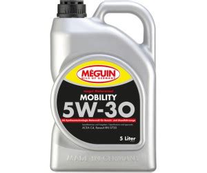 Meguin Mobility 5W-30 (5 l) ab 32,90 € | Preisvergleich bei idealo.de