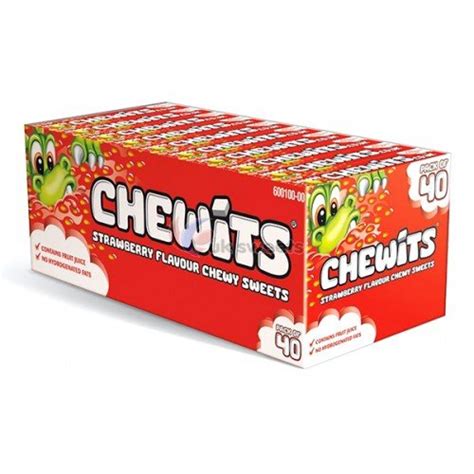 Strawberry Chewits - Pack of 40x | Buy Now with Express International ...