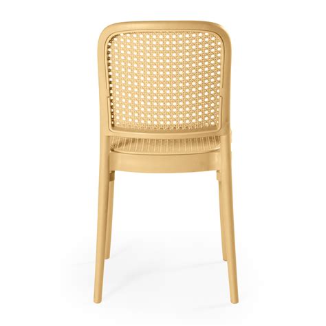 Cadeira De Jantar Roma Para Sala E Cozinha Nude