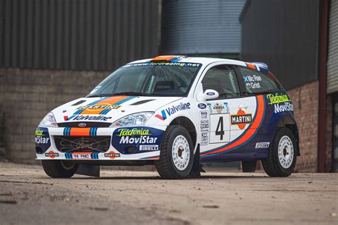 Sale a subasta uno de los Ford Focus WRC que Colin McRae pilotó en 2001