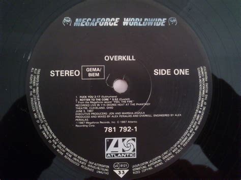 1148 OVERKILL Fuck You 1987 JEBIMETAL DISCOS