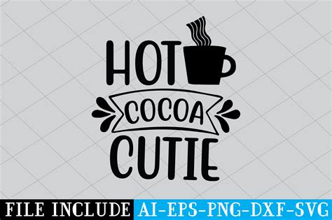 Hot Cocoa Cutie Graphic By Beautycrafts360 Creative Fabrica