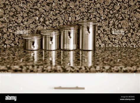 Containers in the kitchen Stock Photo - Alamy