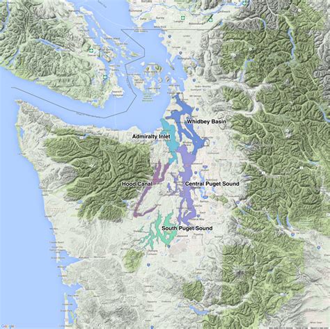 puget sound area map