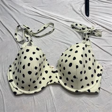 Polka Dot Pin Up Bikini Top Off Total Order Depop